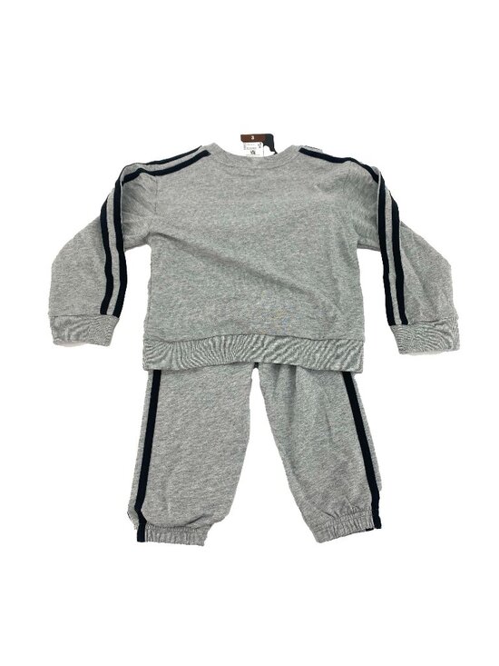 Adidas | Kid's 2 Piece Jogger Set | Grey | Size 7 - Picture 2 of 5